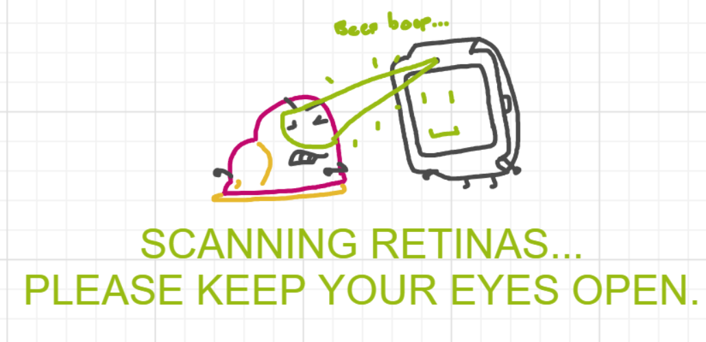 A panel from Running Duos, episode four of the Board Boards object show by Furretwalk/WalkingFurret.